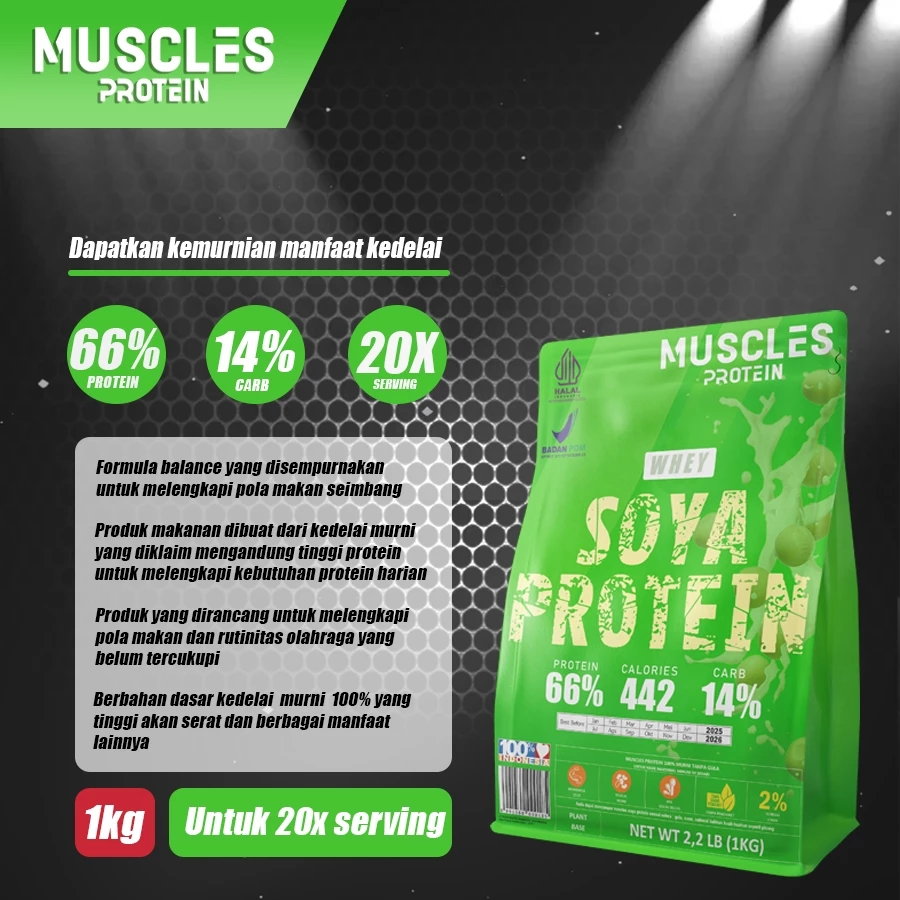 Main Images1 Muscles Protein Formula Balance! Tinggi Protein 66% - Image 1